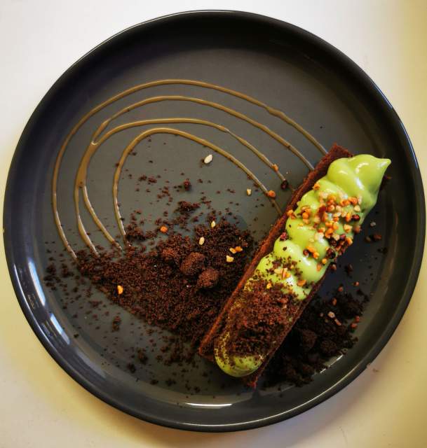 Dessert Auberge de la Rivière · Hôtel Restaurant Haut-Jura
