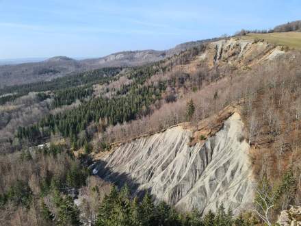 Randonnée dans le Jura - Belvédère de la Roche Fendue