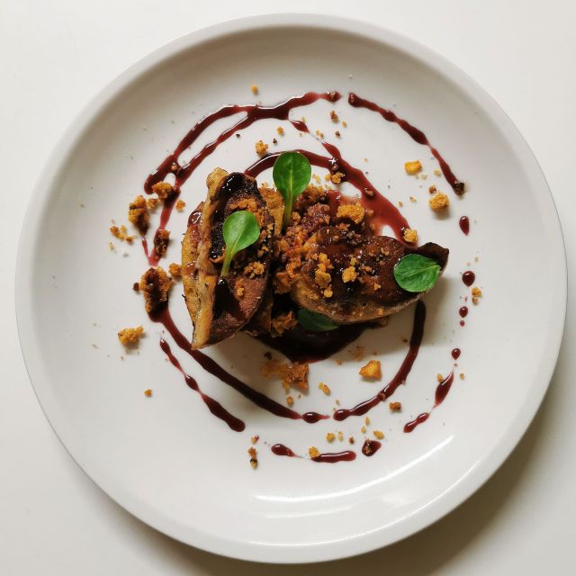 Plat du Chef Julien Auberge de la Rivière · Hôtel Restaurant Haut-Jura