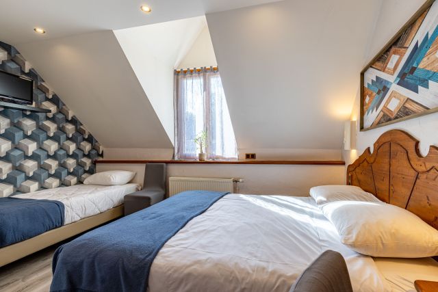 Chambre Triple - Auberge de la Rivière - 39460 Foncine-le-Haut
