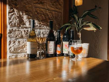 Restaurant Foncine-le-Haut, Haut-Jura · Auberge de la Rivière Epicerie, vins et bières locales